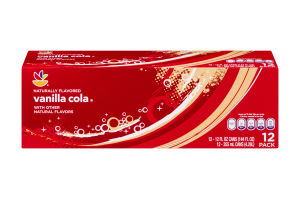 Ahold Vanilla Cola Soda - 12 CT
