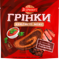 Гренки пшенично-ржаные волнистые Телятина с аджикой Микс До Бочкового д/п 75г