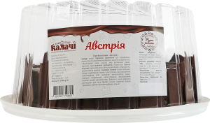 Торт бисквитный Австрия Калачі п/у 1кг