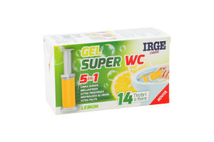 Гель-стік д/чищення унітазу 5в1 Lemon 45,6г Irge