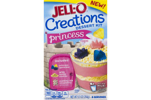 Jell-O Creations Dessert Kit Princess Cups