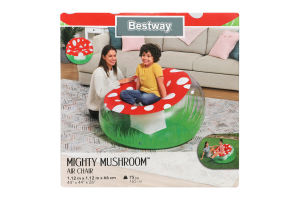 Кресло надувное 1.12мх1.12мх66см №75123 Mighty mushroom Bestway 1шт