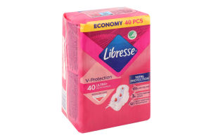 Прокладки гігієнічні ультратонкі Ultra+ Libresse 40шт
