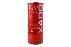 Олива моторна Red Boost 5W-30 SP синтетична 1л Xado