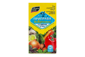 Приправа універсальна 12 овочів та трав Тьотя Соня м/у 60г