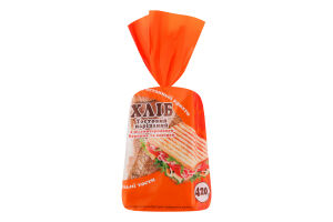 Хлеб нарезной из цельнозерновой муки и отрубей Тостовый Добрий м/у 0.42кг