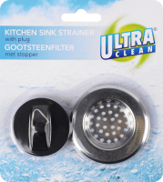 Комплект №170485460 Ситечко для раковины + заглушка Ultra Clean 1шт