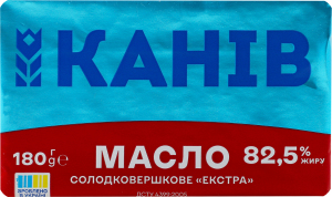 Масло Канів 82,5% 180 г Екстра