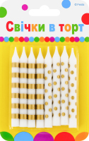 Свічки Happy birthday Festa 8шт