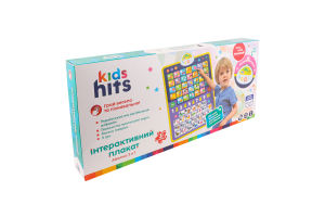 Плакат навчальний Абетка 2в1 українська/англійська Kids Hits