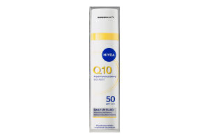 Флюид дневной SPF50 Тройная защита от морщин Q10 Эксперт Nivea 40мл