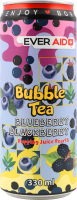 Напій безалкогольний Bubble Tea Blueberry Blackberry слабогазований 330мл ж/б Ever Aid