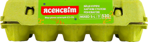 Яйця курячі харчові столові різновагові S-L Mixed Ясенсвіт к/у 10шт