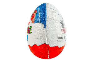 Яйцо из молочного шоколада с молочным внутренним слоем и игрушкой Maxi Kinder Surprise м/у 100г