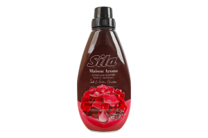 Кондиционер-смягчитель для тканей концентрированный Silk&Amber harmony Maison aroma Sila 800мл