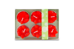 Набір свічок Ягідки 6шт в асортименті