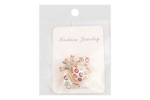 Брошка Комаха з камінцями 3*5см