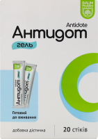 Добавка дієтична Антидот гель 20*20г стік Baum Pharm