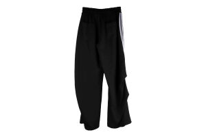 Штани жіночі з лампасом чорний L-XL