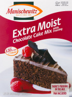Manischewitz Extra Moist Chocolate Cake Mix With Frosting