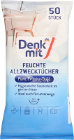 Серветки д/прибирання вологі Чиста свіжість універсальні 50шт Denkmit