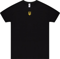 Футболка чол Sol's Imperial 190 Тризуб чорний S