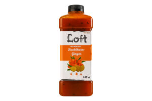 Наполнитель фруктовый пастеризованный Облепиха-имбирь Loft п/бут 1.25кг