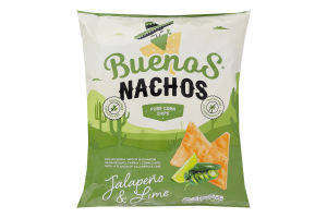 Чипси кукурудзяні зі смаком халапеньйо-лайму Nachos Buenos м/у 90г