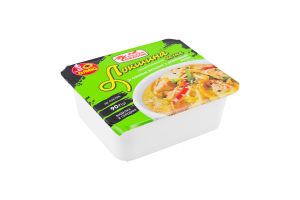 Локшина швидкого приготування яєчна з смаком бульона з домашньої курки негостра 90г Голден Драгон