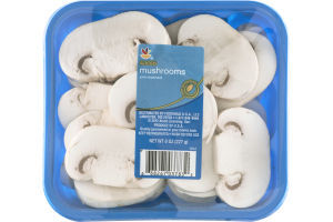 Ahold Pre-Washed Sliced Mushrooms