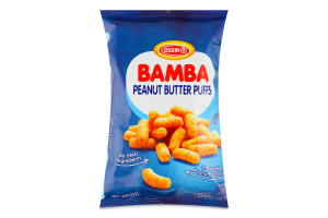 Снеки Bamba кукурудзяні з арахісовою пастою