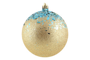 Прикраса ялинкова Куля Символіка Іній 100мм 31533