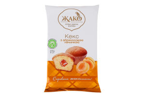 Кекс з абрикосовою начинкою Жако м/у 240г