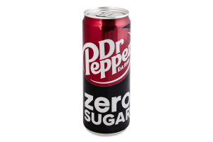 Напій безалкогольний сильногазований Zero sugar Dr Pepper з/б 330мл