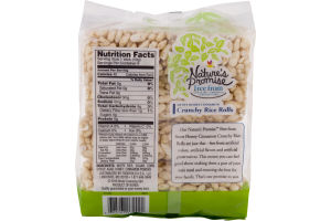 Nature's Promise Crunchy Rice Rolls Sweet Honey Cinnamon