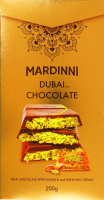 Шоколад молочний Mardinni з кунафа та фісташк крем