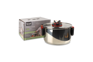 Каструля Prime Chef 3,6л з скляною кришкою 20см Krauff