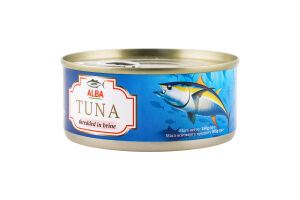 Тунец салатный в собственном соку Alba Food ж/б 150г