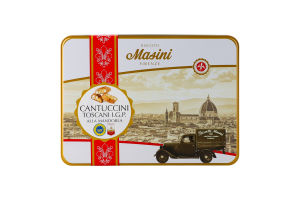 Печиво традиційне тосканське мигдальне Cantuccini Toscani Masini з/б 300г