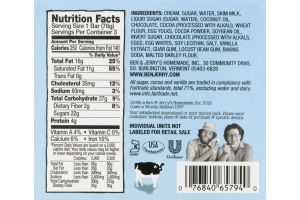 Ben & Jerry's Chocolate Ice Cream Bars Pint Slices Chocolate Fudge Brownie - 3 CT