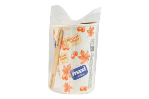 Мороженое 12% пломбир крем-брюле в картонном стаканчике Київський пломбір ст 170г