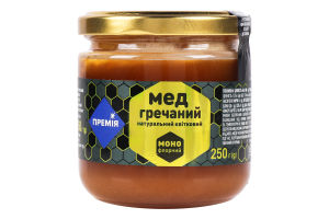 Мед натуральный цветочный монофлорный Гречишный Премія с/б 250г