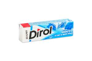 Резинка жевательная без сахара с подсластителями Ледяная мята Dirol м/у 14г