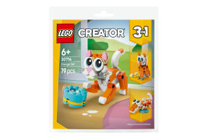 Конструктор для дітей від 6років №30714 Orange cat Creator Lego 79ел