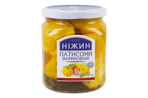 Патисони мариновані пастеризовані Ніжин с/б 450г
