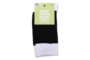 Шкарпетки Premier socks високі біла рез чор р18-20