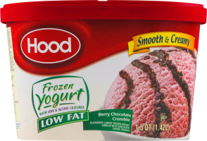 Hood Low Fat Frozen Yogurt Berry Chocolate Crumble