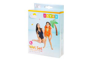 Жилет надувной для детей 3-6лет №58671 50х47см Wet set collection Intex 1шт