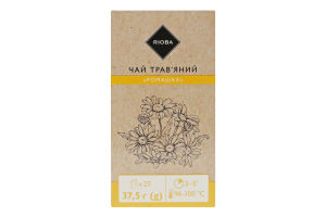 Чай травяной Ромашка RIOBA к/у 25х1.5г