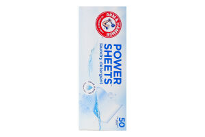 Серветки для прання без запаху Arm&Hammer 50шт